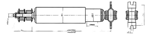 Amortiguador Delantero (2wd) Breme Toyota Hilux 2001-2004