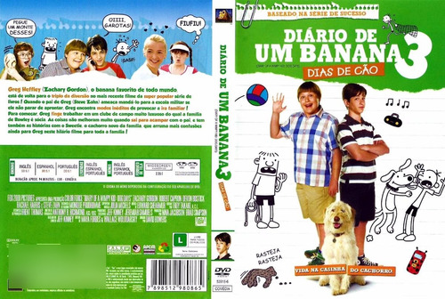 Dvd Lacrado Diario De Um Banana 3 Dias De Cao Filme De David