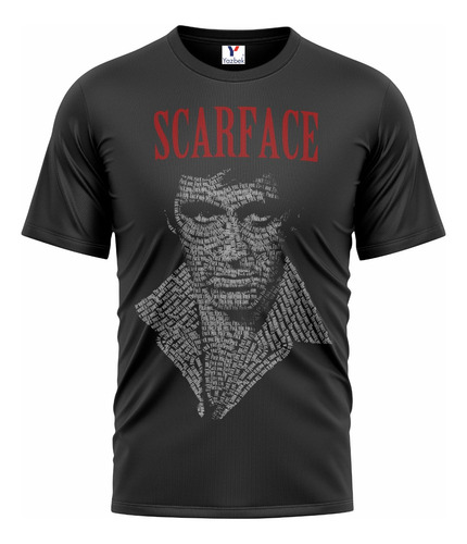 Playera Scarface Tony Montana Cara Cortada 100% Algodón 05