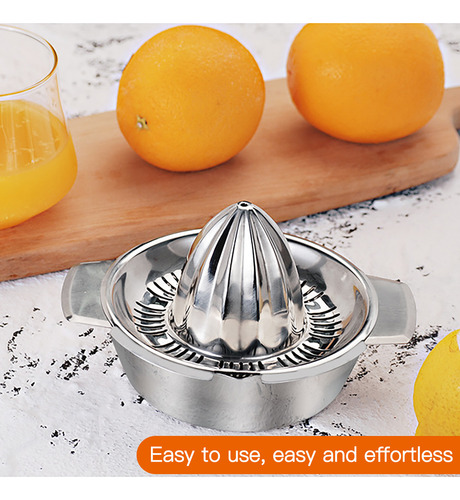 Exprimidor Manual De Naranjas Con Clip Para Limones De Acero