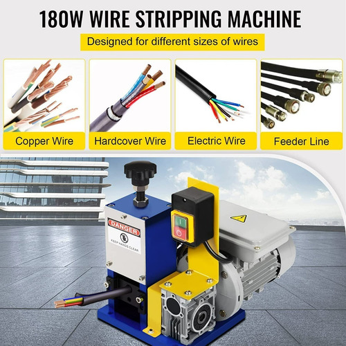 Imagen 9 de 9 de Maquina Pelacables Automática Reciclaje Happybuy 0.05 - 0.98