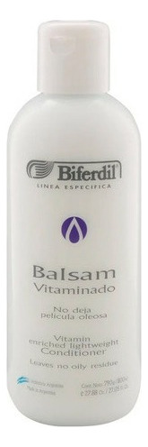 Balsamo Biferdil Vitaminado Reestablece Salud Cabello 200 Ml