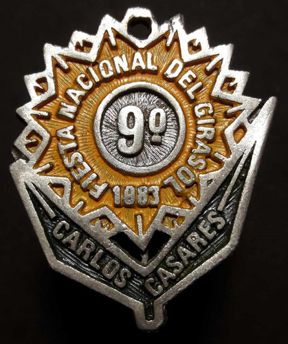 Medalla Fiesta Nac. Del Girasol Carlos Casares 1983