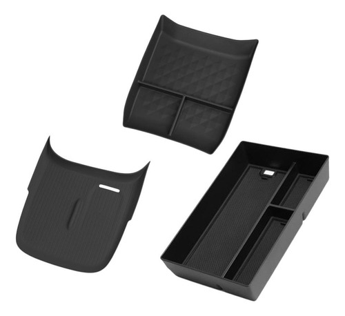 3x Accesorios Para Coche Compartimento Central Para Negro