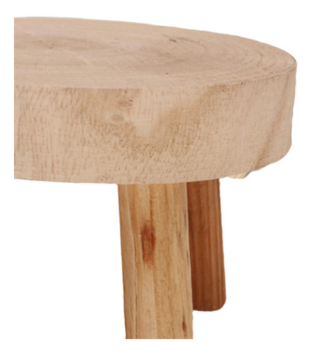 Maceta De Madera Maciza De 1 Pieza, Los 20x6x9cm Madera