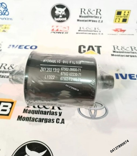 Filtro Sistema Hidraulico Montacargas Toyota