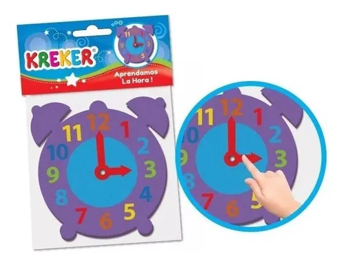 Aprendo La Hora Reloj Did ctico Agujas M viles Eva Kreker