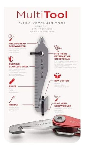 Keysmart Multitool - Herramienta De Llavero Multiusos 5 En 1