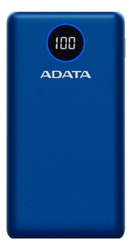 Power Bank 20000mah P20000q Bateria Portatil Tipo C Adata 