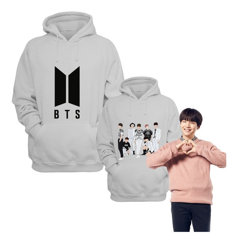 Canguros Buzos Personalizado De Bts K-pop Jin V Jimi Rm Suga