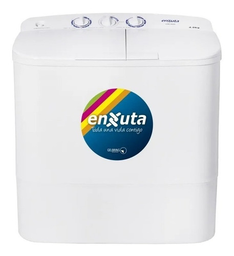 Lavarropas Semi-automático Enxuta Lenx7500 Blanco 5kg Amv