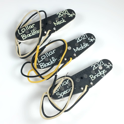 Set Captador Lollar Dirty Blackface - Flat Pole