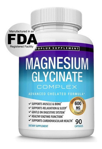 Lux Complementar Glicinato De Magnesio 425 Mg