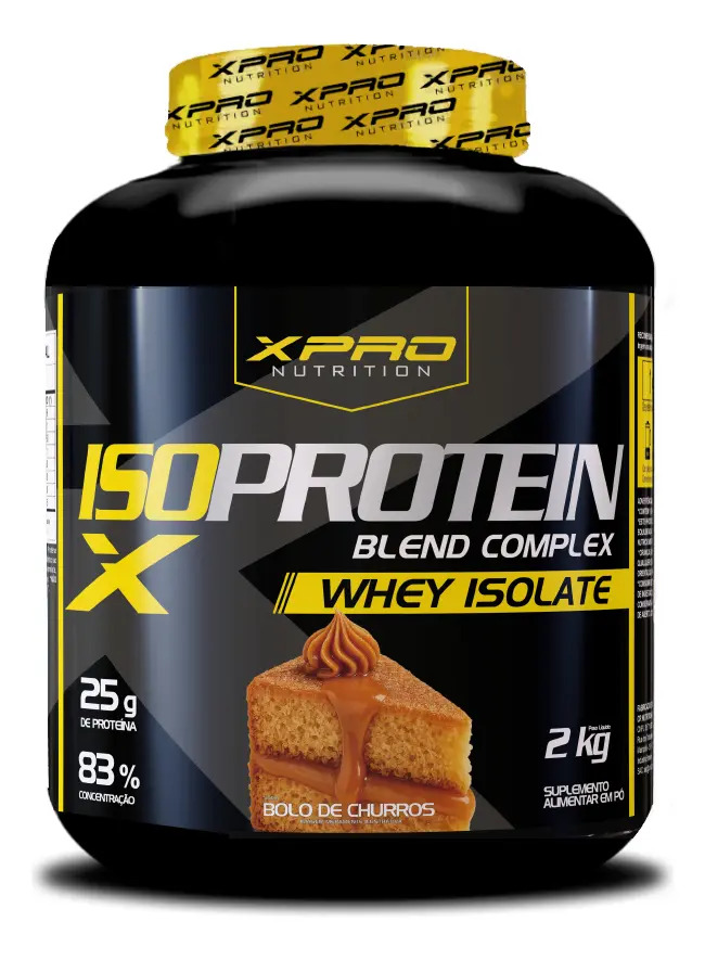 Whey Protein Iso Blend XPro Nutrition Sabor Churros 2kg Zero Açúcar