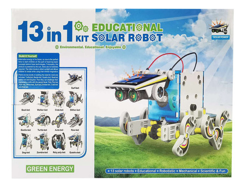 Robot Solar De Juguete K 13 En 1 Para Coche, Avión, Tecnolog