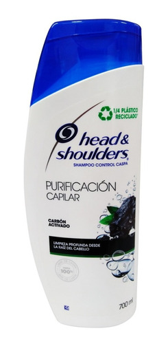 Shampoo Head & Shoulders Control Caspa Carbón Activado 700ml