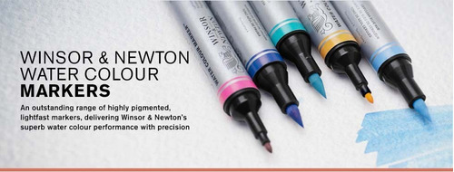 Set Marcadores Acuarelables X 6 Winsor And Newton