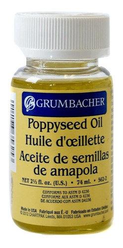 Medio Para Pintura Oleo Grumbacher Aceite Semilla De Amapola