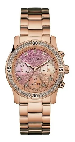 RELOJ GUESS MUJER ANALÓGICO ACERO CUADRADO DORADO