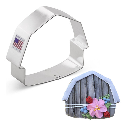 Ann Clark Barn Cookie Cutter  3.25 inches  acero Chapado E