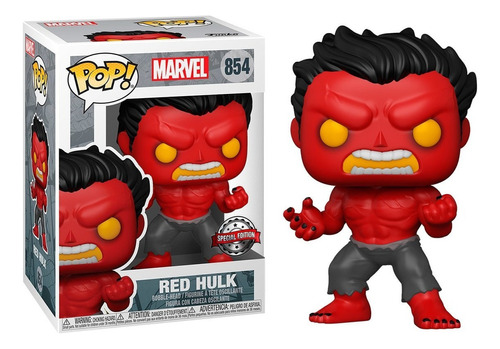 Funko Pop! - Marvel - Red Hulk 854 - Game Warrior