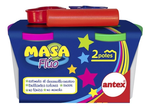 Masas Antex Fluo Pack X2 Original!!