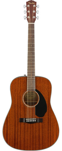 Guitarra Fender Cd-60s Acústica Caoba Tapa Sólida