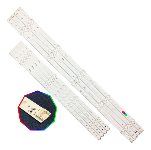 Kit Leds Compatible Con 49lj5550 49uk6200 - Aluminio, Nuevo