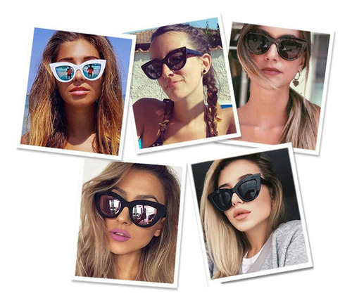 Lentes De Sol/estilo Ojo De Gato/a La Moda Uv400/ De Lujo
