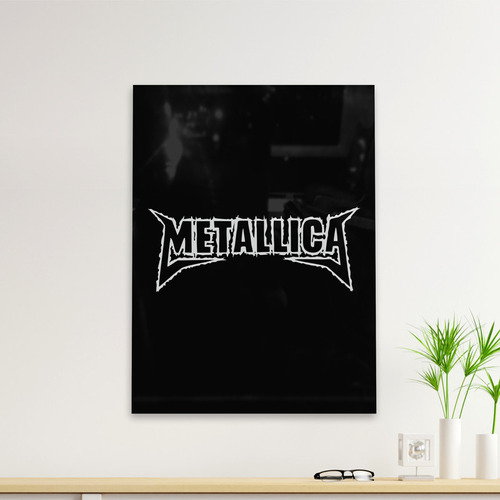 Cuadro Deco Metallica Fuego (d1653 Boleto.store)