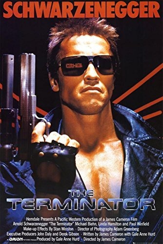 Pósteres - (24x36) Terminator Movie Arnold Schwarzenegger Wi