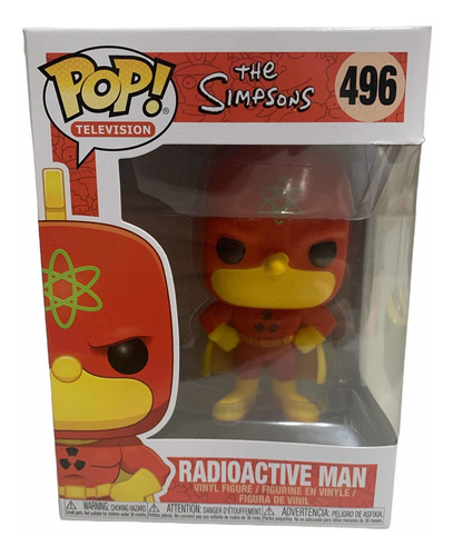 Funko Pop! Los Simpsons Radioactive Man 496 Springfield Lo++