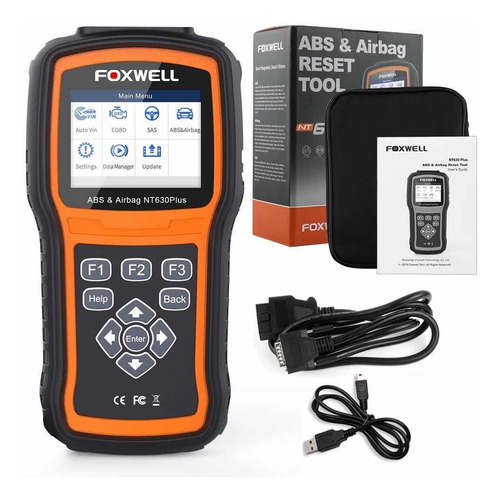 Scanner Foxwell Nt630 Com Jogo De Adaptadores 10x Sem Juros