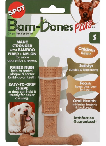 Bam-bones  Pequeño Tipo T Sabor Pollo