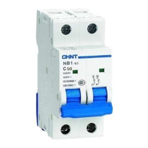 Breaker Termomagnetico Chint 2x50a 09650