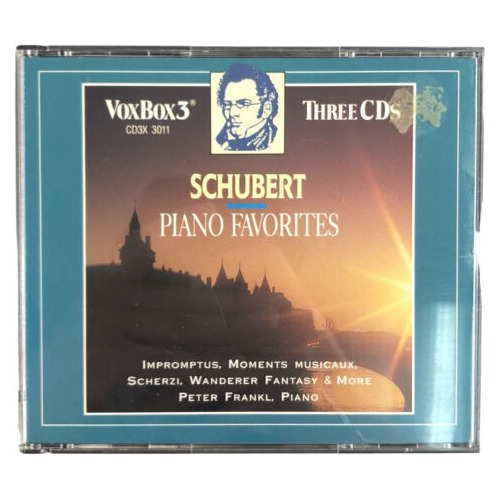 Schubert: Piano Favorites* 1992, Usa 3 Cds Caja Box C/nuevo*