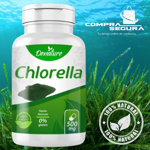 Imagen 2 de 9 de Clorella Alga Chlorella 100% Natural