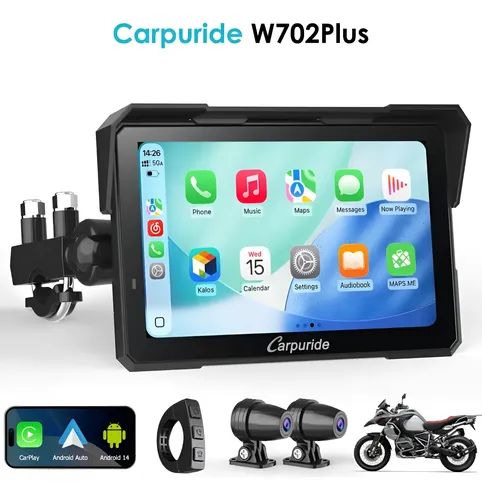 Sistema Android Carpuride W702plus 4+64gb Dashcam Downapp Gps