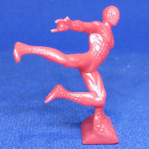 Figura Promoción Spiderman Miniatura Barcel 2002 Rojo B (Usado)