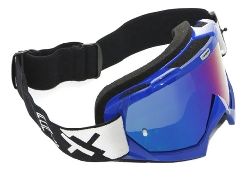 Óculos Mattos Racing Combat Azul Motocross Trilha