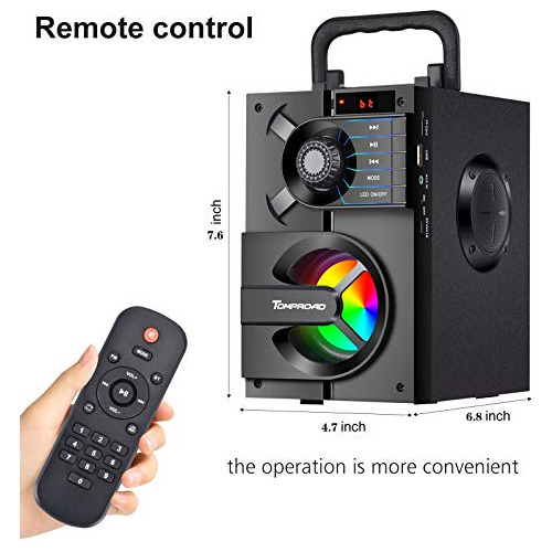 Bocina Bluetooth, Bocinas Bluetooth Portátiles Con Subwoo