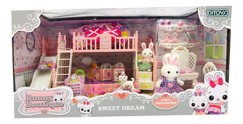 Bunny Boutique Habitacion Sweet Dreams + Acc Ditoys 2479 Edu