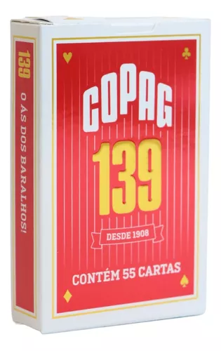 Baralho 139 Tradicional COPAG  Naipe Convencional ou Grande