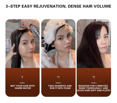 Shampoo Deixando Seu Cabelo Mais Cheio De 240 Ml Com AparĂȘnc