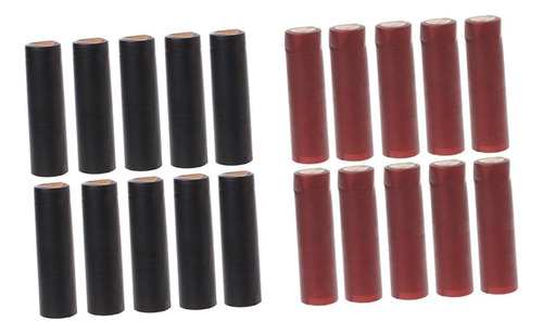 200 Uds. Cápsulas Retráctiles Para 30 Mm Rojo Vino Negro