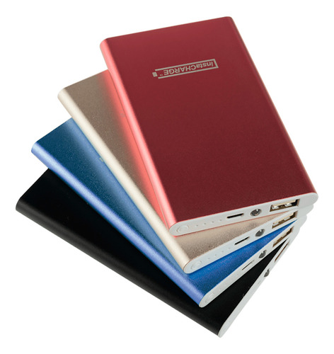 Power Bank Instacharge 4600 Mah Marron C/luz - Tecnobox