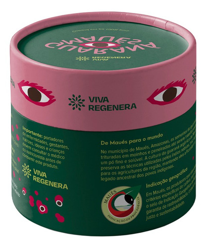 Imagem 2 de 4 de Guaraná Maués Viva Regenera 100 G Orgânico