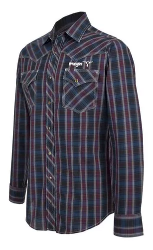 Camisa Vaquera Wrangler De Hombre Y12