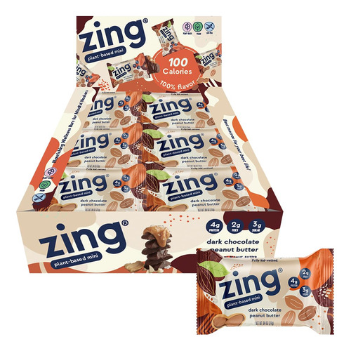 Zing Bars - Minis De Barras De Proteinas A Base De Plantas