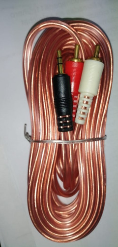 Cable 2x1 Audio 2 Rca A Plug Jack 3.5mm Sonido Estéreo 1.8 M